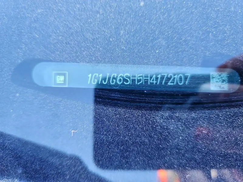 2017 CHEVROLET SONIC   