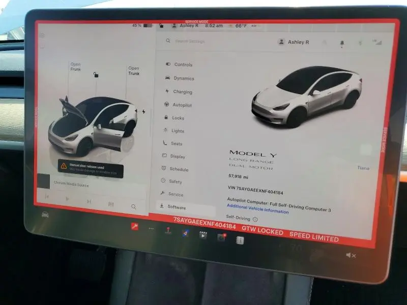 2022 TESLA MODEL Y   