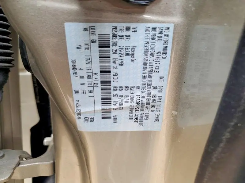 2018 FORD FOCUS SE  