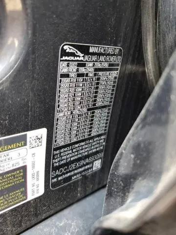 2022 JAGUAR F-PACE S  