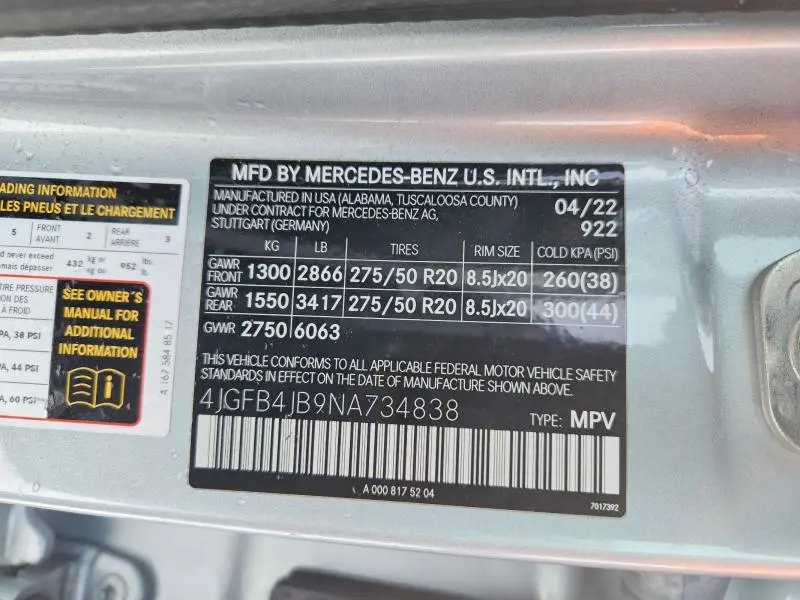 2022 MERCEDES-BENZ GLE 350  