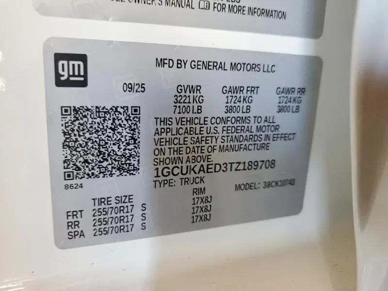 2026 CHEVROLET SILVERADO K1500  