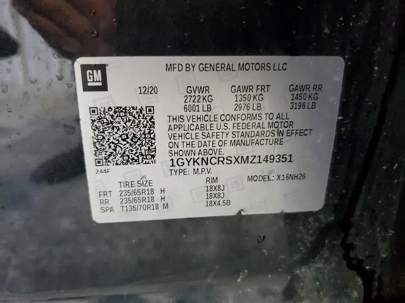 2021 CADILLAC XT5 PREMIUM LUXURY  