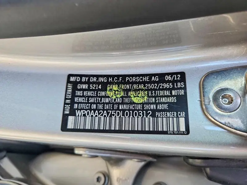 2013 PORSCHE PANAMERA 2/4  