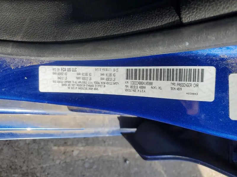 2016 CHRYSLER 200 LIMITED  