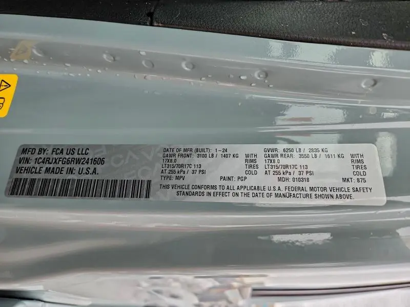 2024 JEEP WRANGLER RUBICON  