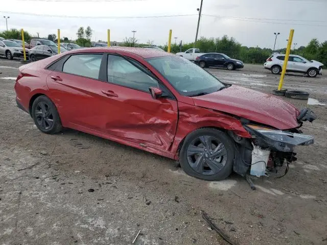 2022 HYUNDAI ELANTRA BLUE  