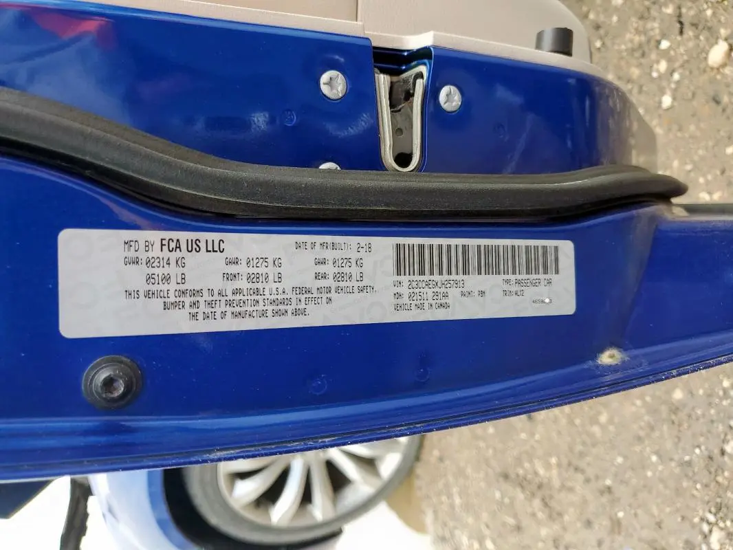 2018 CHRYSLER 300 LIMITED  