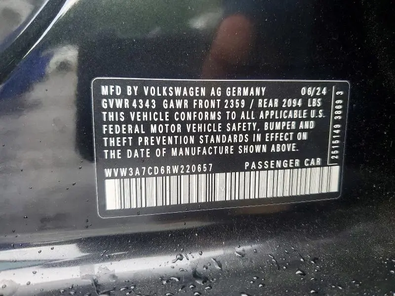 2024 VOLKSWAGEN GTI SE  