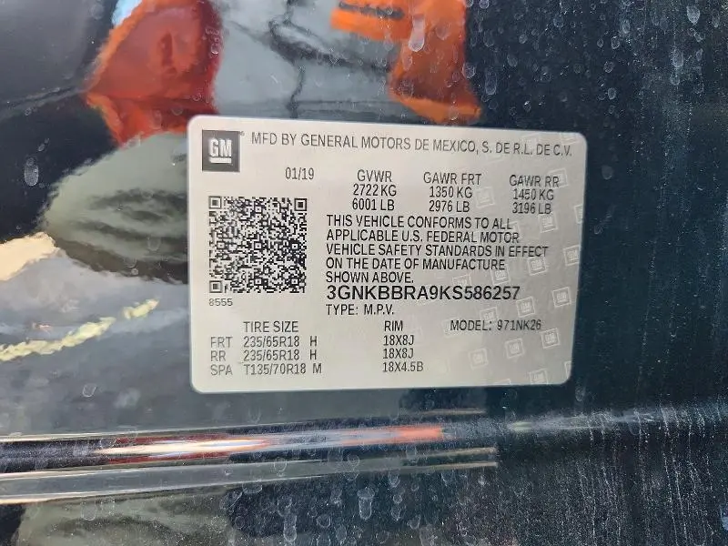 2019 CHEVROLET BLAZER 1LT  