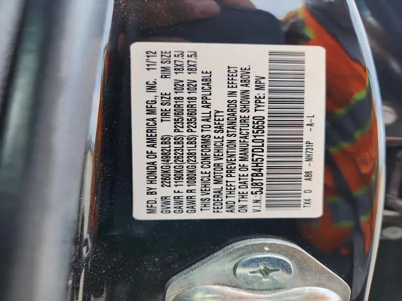 2013 ACURA RDX TECHNOLOGY  
