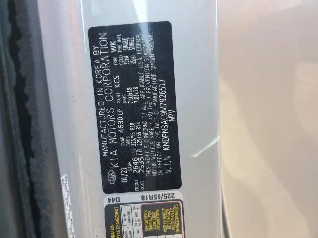 2021 KIA SPORTAGE EX  