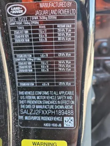 2023 LAND ROVER RANGE ROVER EVOQUE S  