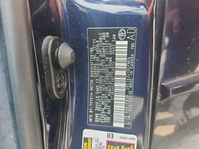 2011 TOYOTA COROLLA BASE