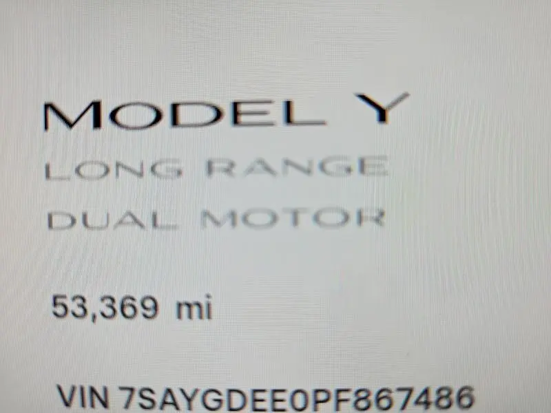 2023 TESLA MODEL Y   