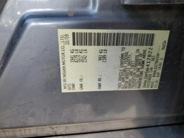 2010 NISSAN ALTIMA BASE  