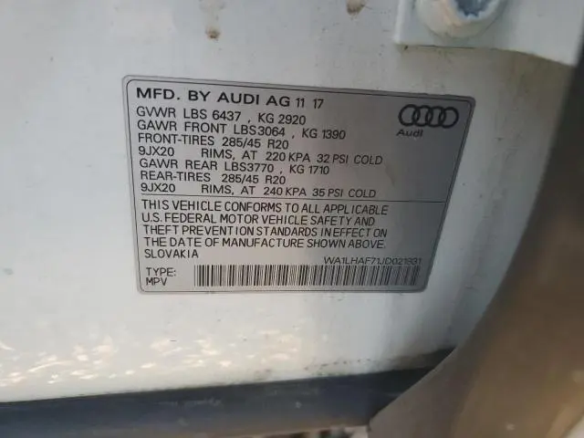 2018 AUDI Q7 PREMIUM PLUS  