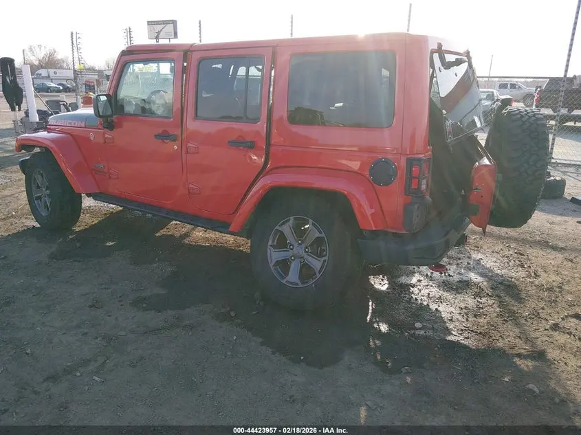 2017 JEEP WRANGLER UNLIMITED RUBICON RECON 4X4