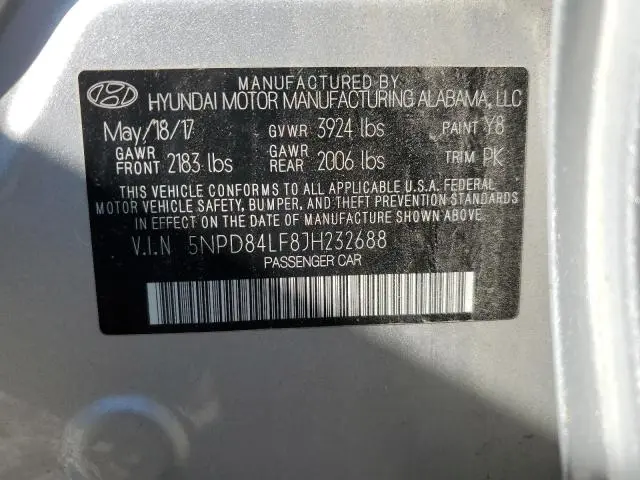 2018 HYUNDAI ELANTRA SEL