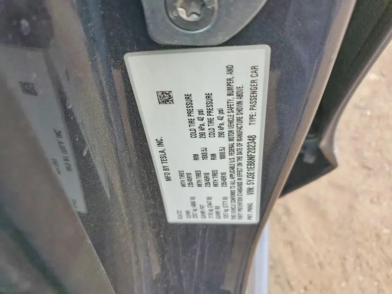 2022 TESLA MODEL 3   