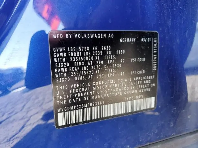 2021 VOLKSWAGEN ID.4 FIRST EDITION  