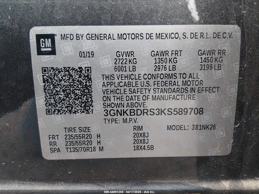 2019 CHEVROLET BLAZER  