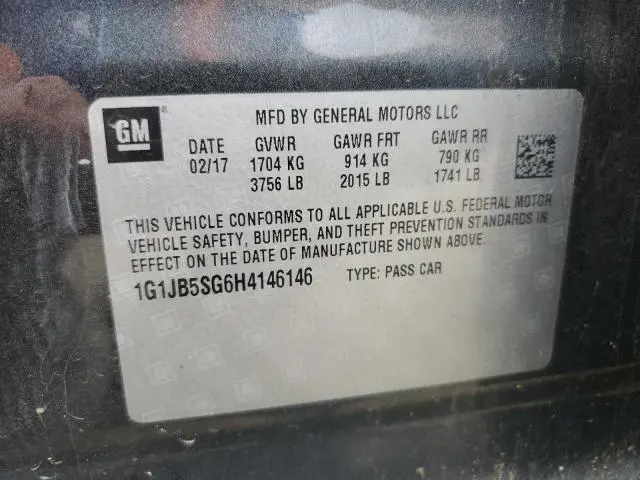 2017 CHEVROLET SONIC LS  