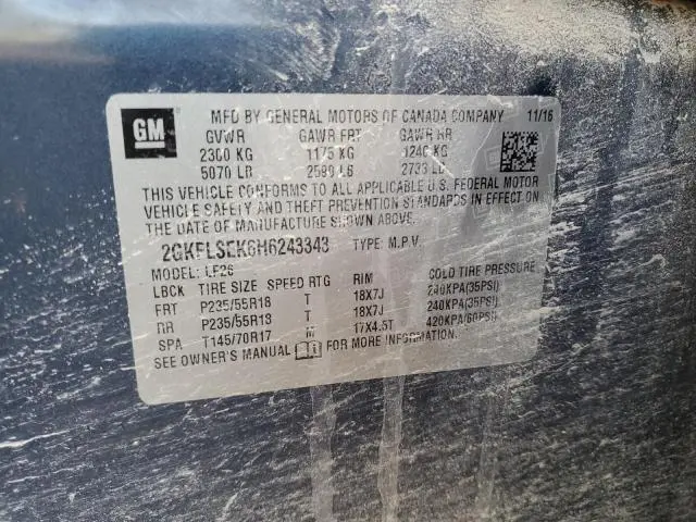 2017 GMC TERRAIN SLE  