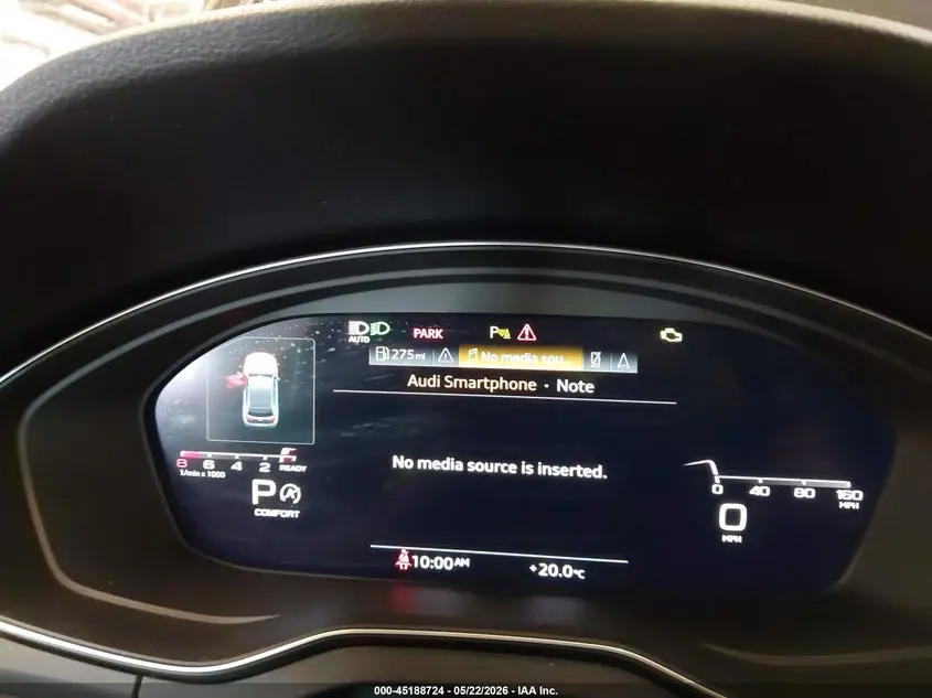2021 AUDI Q5 PRESTIGE 45 TFSI QUATTRO S TRONIC