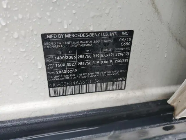 2010 MERCEDES-BENZ ML 350 BLUETEC  