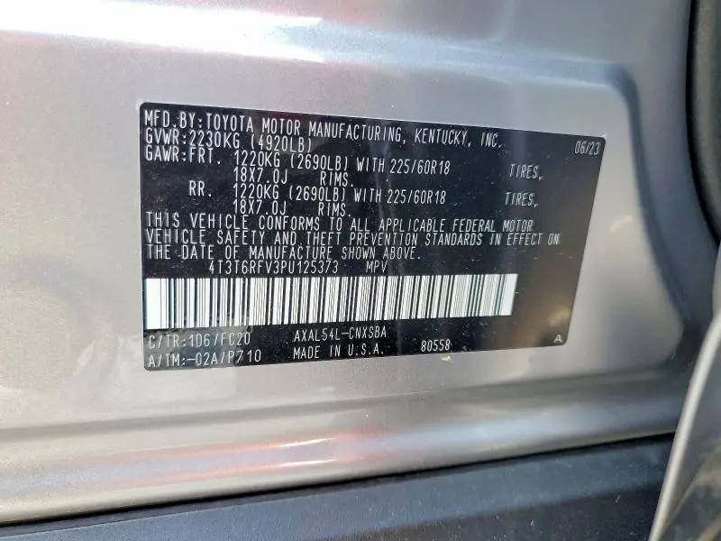 2023 TOYOTA RAV4 SE  