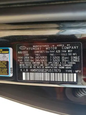2023 HYUNDAI PALISADE LIMITED  