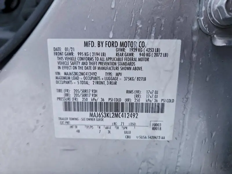 2021 FORD ECOSPORT TITANIUM  