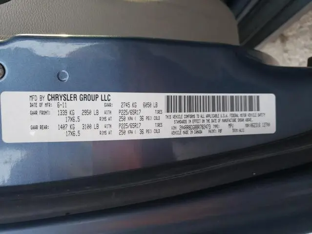 2011 CHRYSLER TOWN & COUNTRY TOURING L  