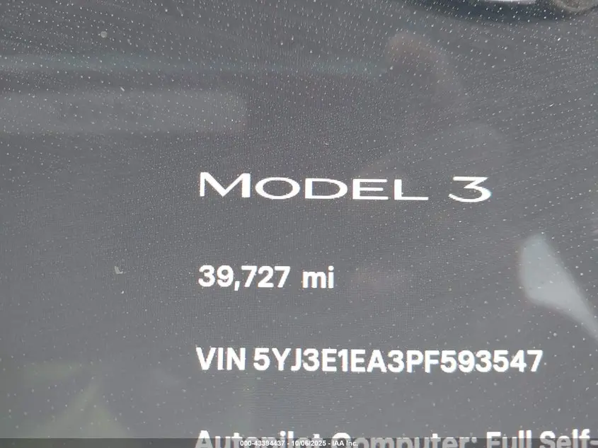 2023 TESLA MODEL 3 REAR-WHEEL DRIVE