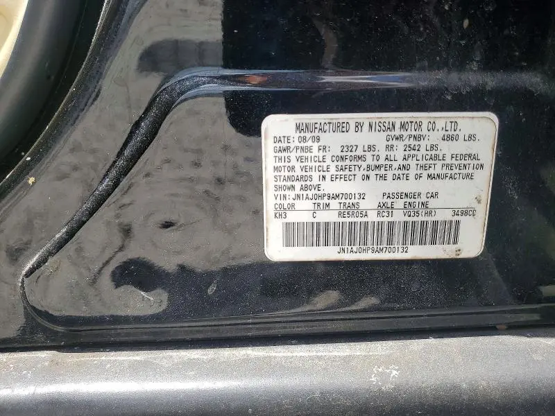 2010 INFINITI EX35 BASE  