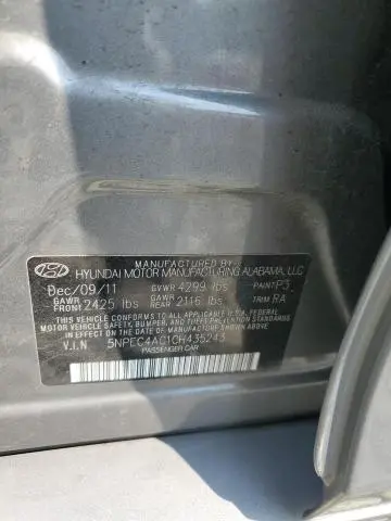 2012 HYUNDAI SONATA SE  