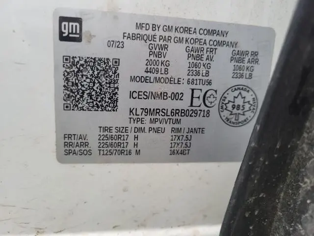 2024 CHEVROLET TRAILBLAZER LT  