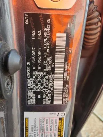 2019 TOYOTA 4RUNNER SR5/SR5 PREMIUM  