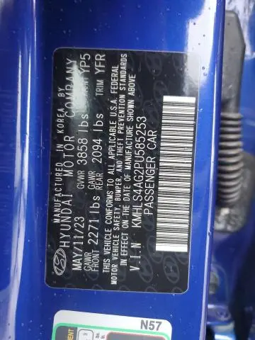 2023 HYUNDAI ELANTRA SEL  