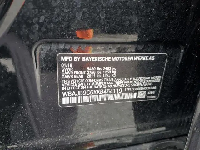 2019 BMW M550XI   