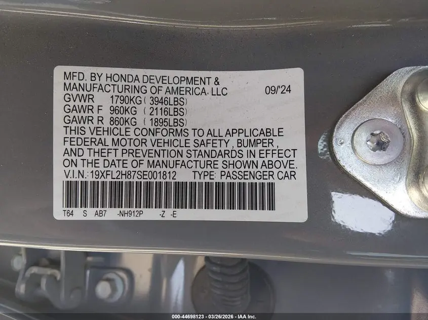 2025 HONDA CIVIC SEDAN SPORT