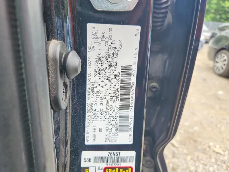 2013 TOYOTA TACOMA V6  