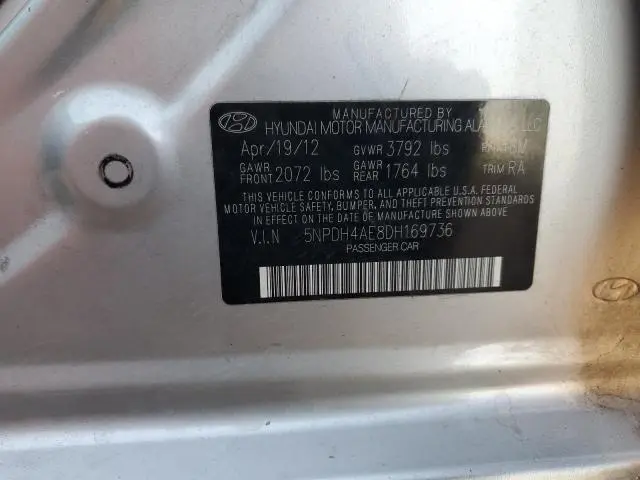 2013 HYUNDAI ELANTRA GLS  