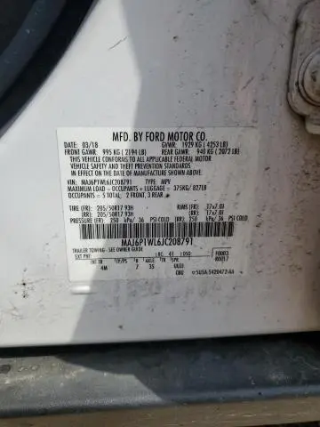 2018 FORD ECOSPORT TITANIUM  