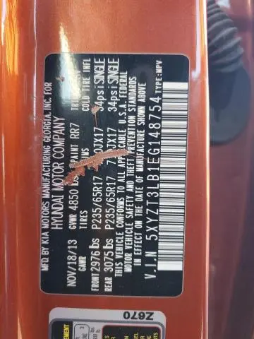 2014 HYUNDAI SANTA FE SPORT   