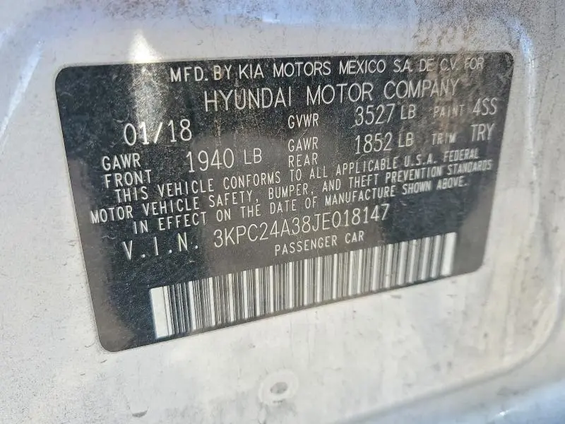 2018 HYUNDAI ACCENT SE  