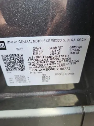 2023 CHEVROLET EQUINOX RS  