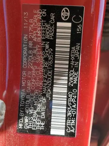 2014 TOYOTA PRIUS   