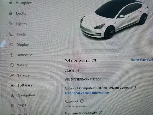 2022 TESLA MODEL 3   